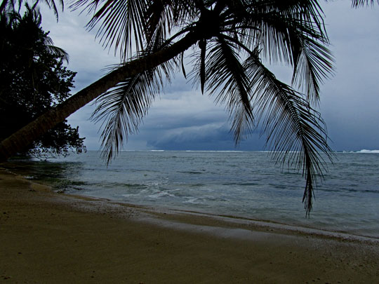Approaching storm, Cahuita National Park