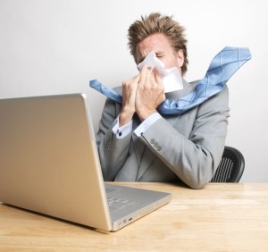 Productive freelance writers get flu shots so they don't get influenza.