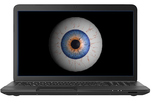 Writers: Too much time staring at your computer screen can cause eye strain.