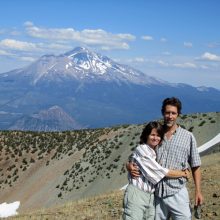 Freelance outdoor writers travel to beautiful destinations. Outdoor writer John Soares on top of Mount Eddy in Northern California.